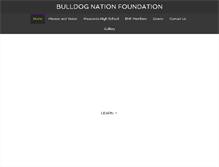 Tablet Screenshot of bulldognationfoundation.net